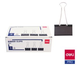 Binder clip 51mm, 12ks DELI E38561