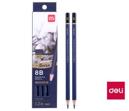 Ceruzka technická lakovaná  8B DELI