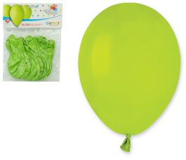 Balóniky 10ks OBYČ. zelené svetlo
