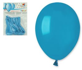 Balóniky 10ks OBYČ. modrá svetlo