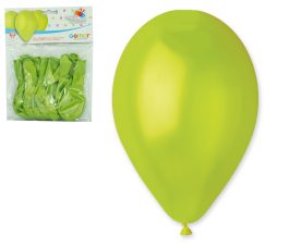 Balóniky 10ks METAL zelené