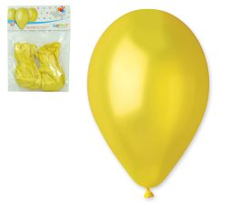 Balóniky 10ks METAL žlté