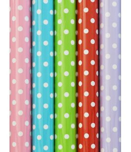Baliaci papier rola 2m x 70cm, bodka 113358 mix