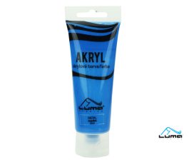 Farby akrylové 75ml,  METAL modrá LUMA