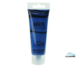 Farby akrylové 75ml, tmavo modrá LUMA