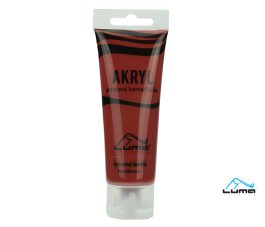 Farby akrylové 75ml, červená bordó LUMA