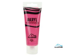 Farby akrylové 75ml,  METAL červená LUMA