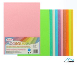 MOOSGUMMI A4  mix Glitr PASTEL samolepící LUMA, 10ks