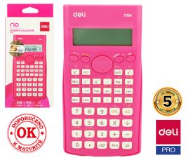 Kalkulačka vedecká DELI E1710A ružová