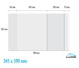 Obal univerzálny 130mic ATLAS, 345 x 590mm LUMA