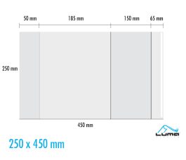 Obal univerzálny 90mic, 250 x 450mm LUMA