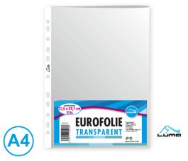 Euroobal A4 –  transparentný 10ks LUMA