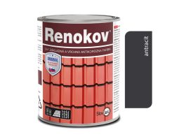 Renokov antracit – Antikorózna farba na kov 2,5kg